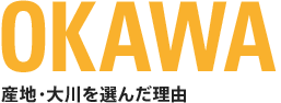 産地・大川を選んだ理由